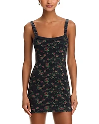 Alexander Wang Floral Waffle Cami Dress