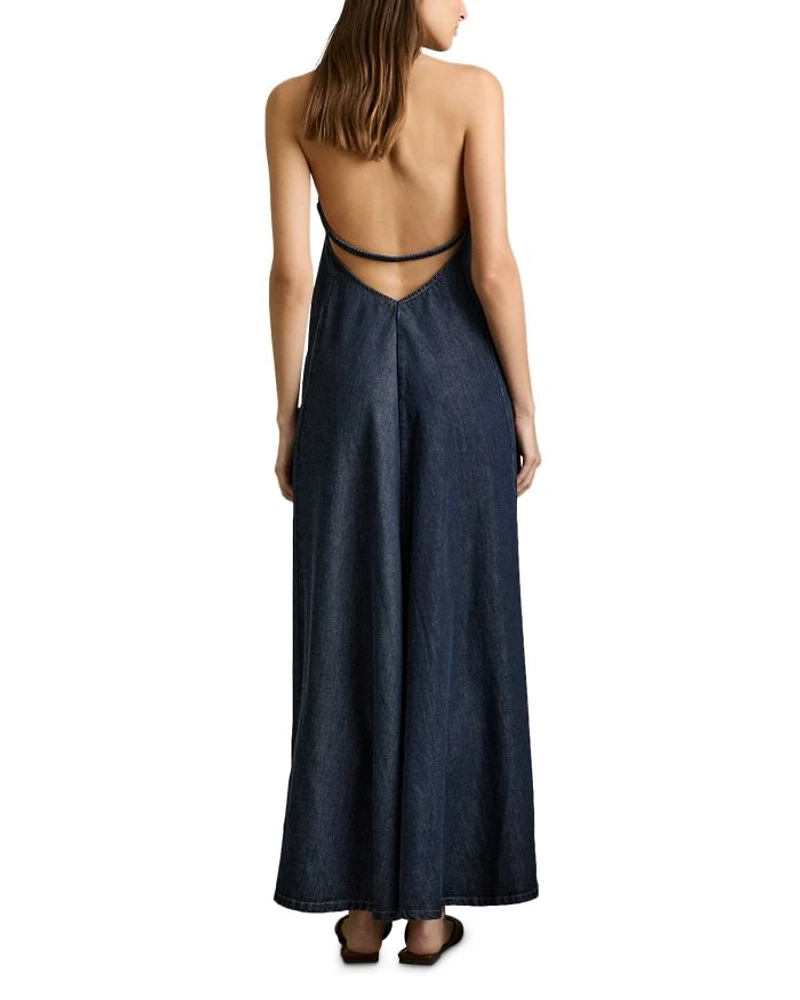 Rachel Denim Maxi Dress