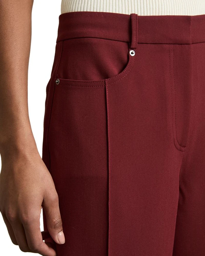 Petites Heather Wide Leg Palazzo Pants
