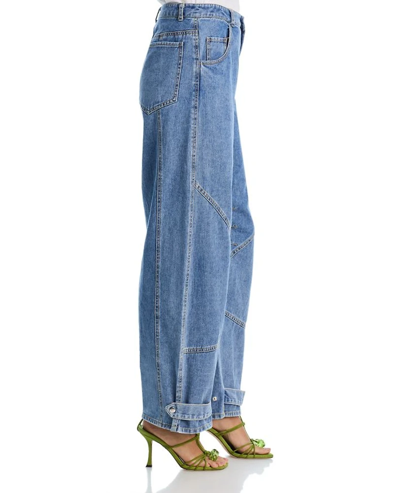 Tre High Rise Jeans Dark Blue