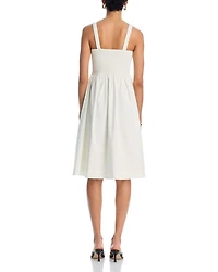 Fleur Smocked Scoop Neck Dress