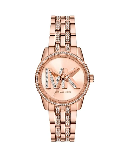 Mini Bryant Chronograph Rose Gold-Tone Stainless Steel Watch, 35mm