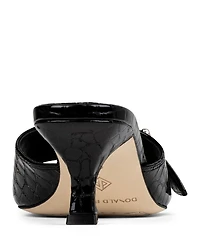 Women's Buckle Mule Slide Sandals