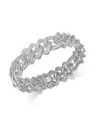 Bloomingdale's Fine Collection Diamond Unisex Chain Link Bracelet