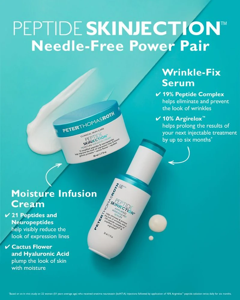 Full Size Peptide Skinjection Stars Line-Smoothing Kit ($120 value)