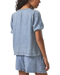 Cayden Indigo Blouse