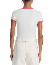 The Itty Bitty Cotton Ringer Tee