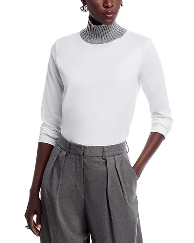 Fabiana Filippi Mock Neck Top