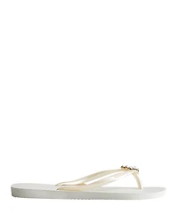havaianas Women's Slim White Flip Flop Sandals