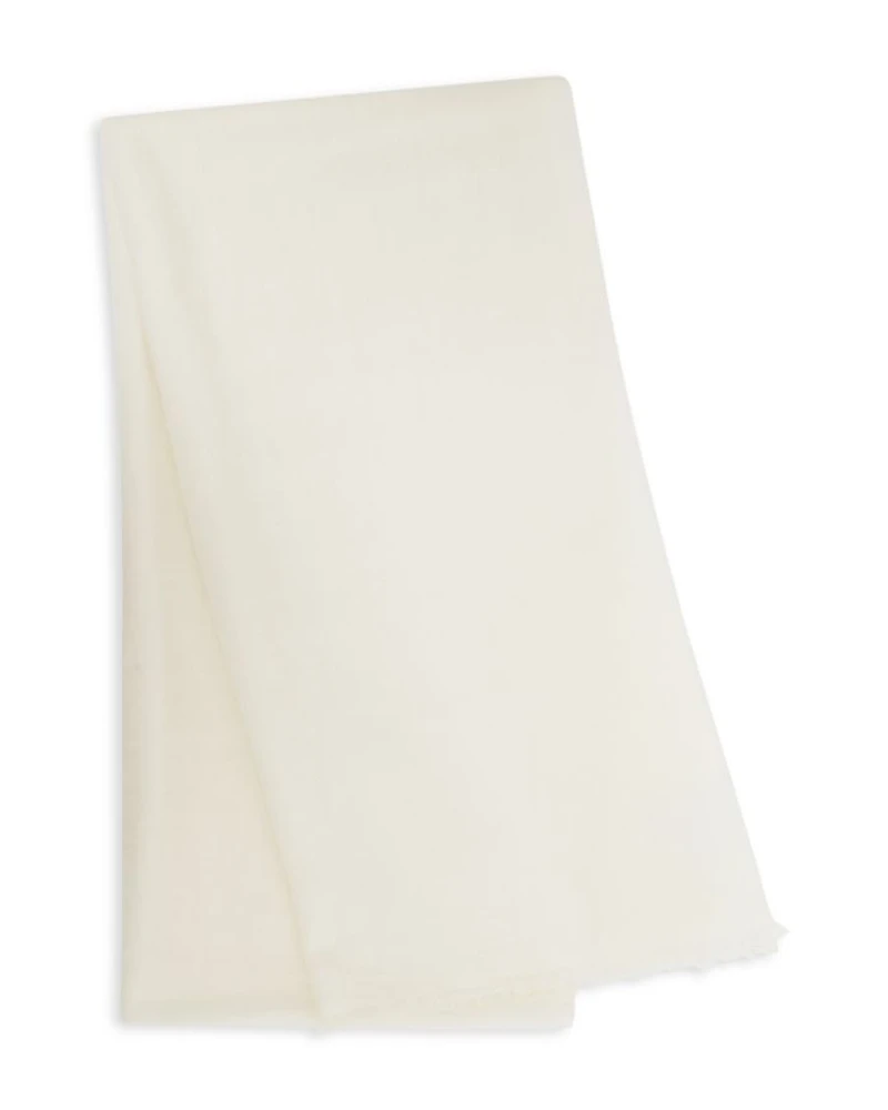 Heidi Plain Wool & Cashmere Lightweight Scarf