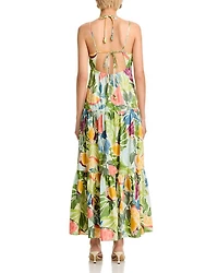 Printed Tiered Maxi Dress