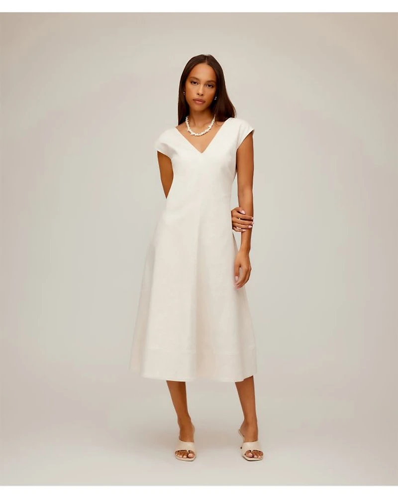 Lilia A Line Midi Dress