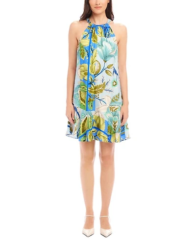 Brenda Ruffle Hem Dress