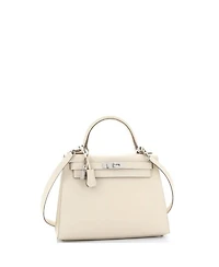 Kelly 28 Handbag Light Epsom with Palladium Hardware