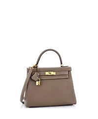 Kelly 28 Handbag Clemence with Gold Hardware