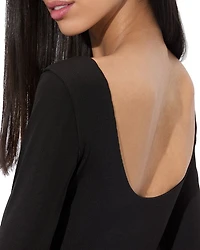 Rhys Ballet Scoop Neck Bodysuit