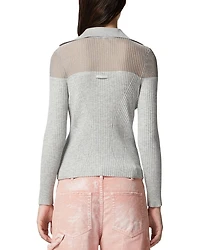 Makalu Ribbed Polo Top