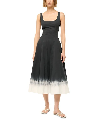 Tie Dye Wells Poplin Dress