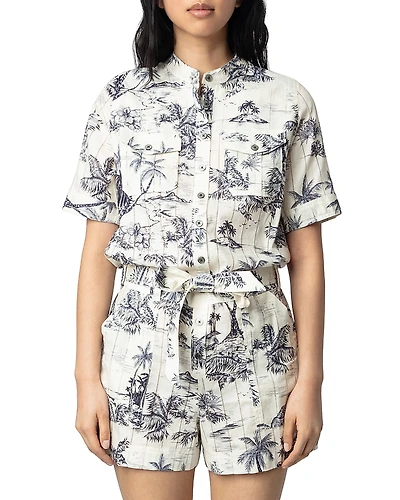 Zadig & Voltaire Cook Tropical Island Romper