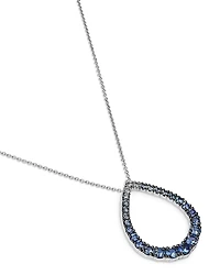 Bloomingdale's Fine Collection Sapphire Ombre Pendant Necklace