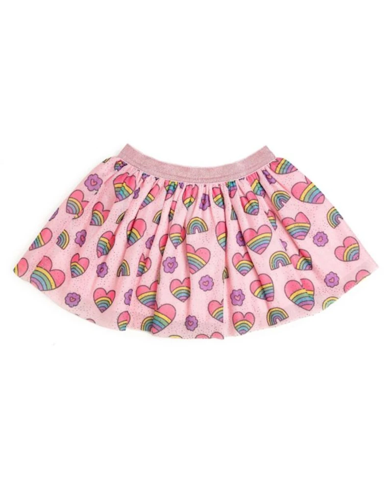 Girls' Rainbow Heart Tutu - Baby, Little Kid