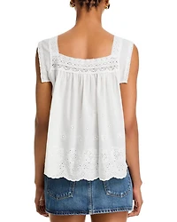 Claudia Eyelet Top