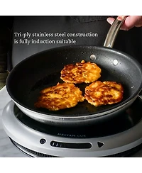 ProBond® Forged 10-Piece Professional Clad Stainless Steel Cookware Set with TITUM® Nonstick
