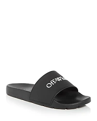 Off-White Men's Bookish Slide Sandals
