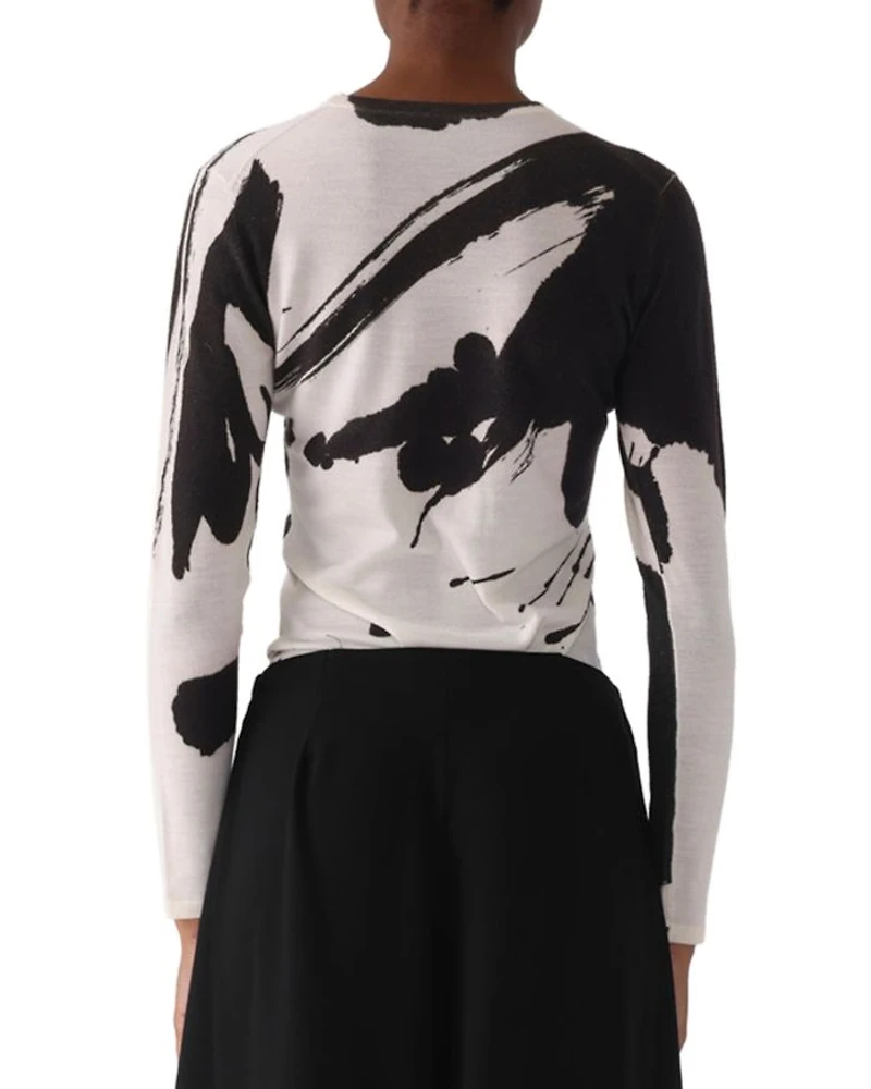 Long Sleeve Artwork Sweater