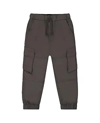 Deux par Deux Boys' Parachute Cargo Pocket Jogger Pants - Little Kid