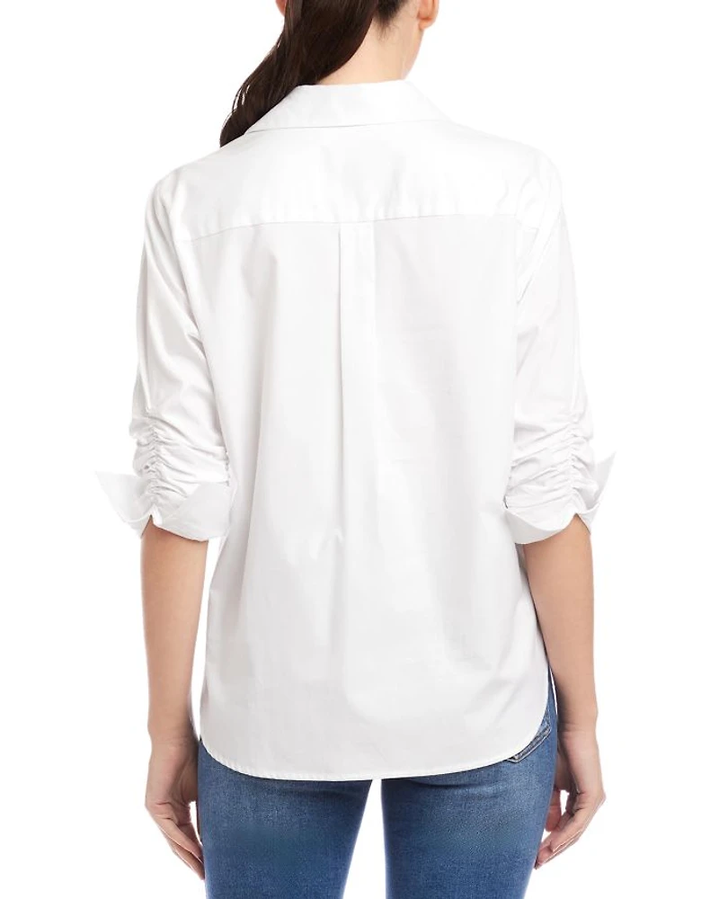 Ruched Sleeve Shirt