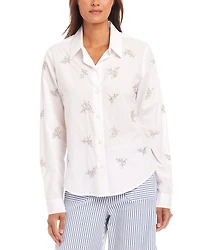 Karen Kane Beaded Shirt