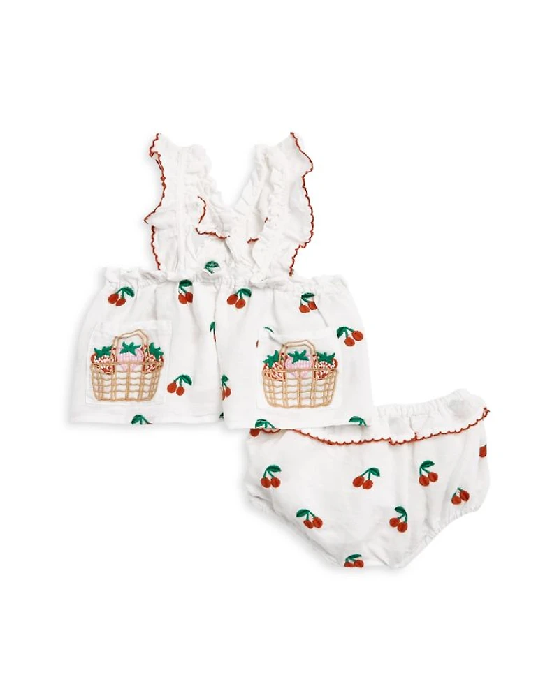 Girls' Ruffle Top & Bloomers Set - Baby