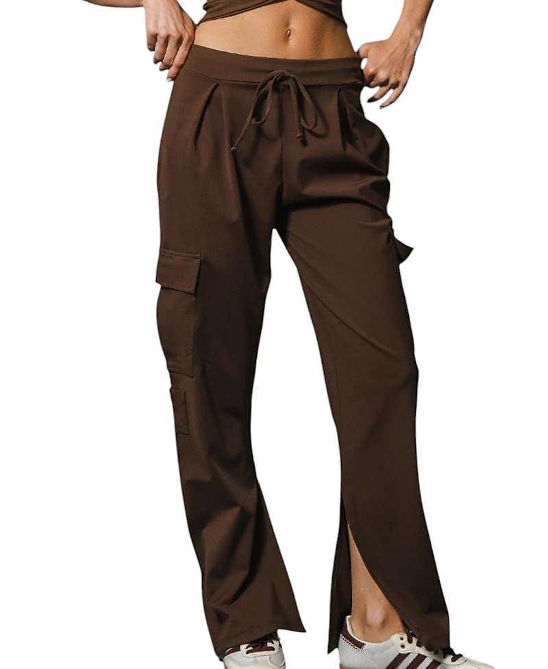 Port De Bras Slit Cargo Pant