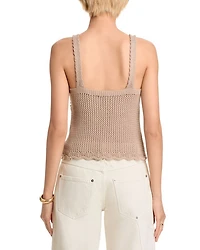 Crocheted Sweater Tank Top - Exclusive