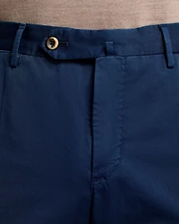 Garment-Dyed Silkochino Slim Fit Pants