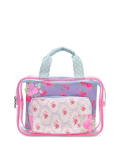 Iscream Ditsy Floral Cosmetic Bag Trio