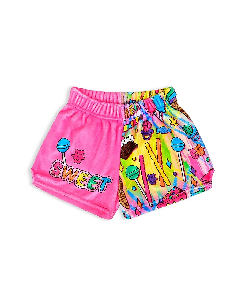 Iscream Girls' Corey Paige I Want Candy Plush Shorts - Big Kid