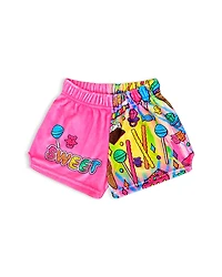 Iscream Girls' Corey Paige I Want Candy Plush Shorts - Big Kid
