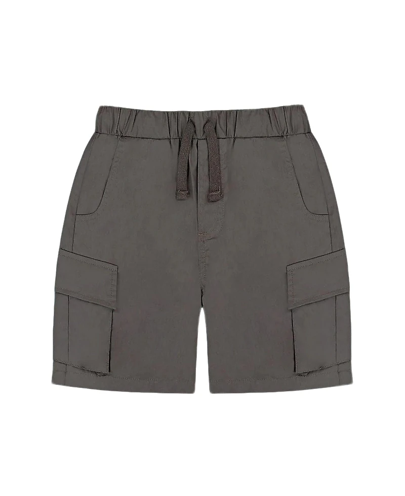 Deux par Deux Boys' Parachute Cargo Pocket Shorts