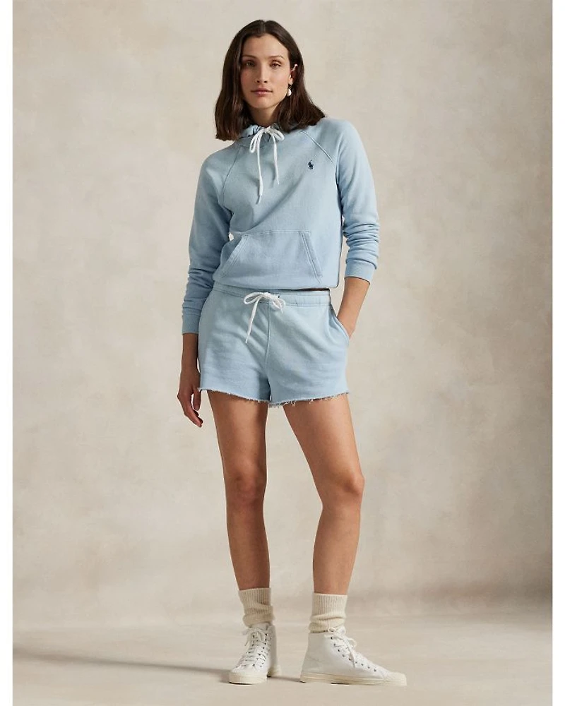 Lightweight Fleece Drawstring Shorts