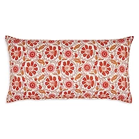 John Robshaw Yavi Coral Bolster Pillow with Insert