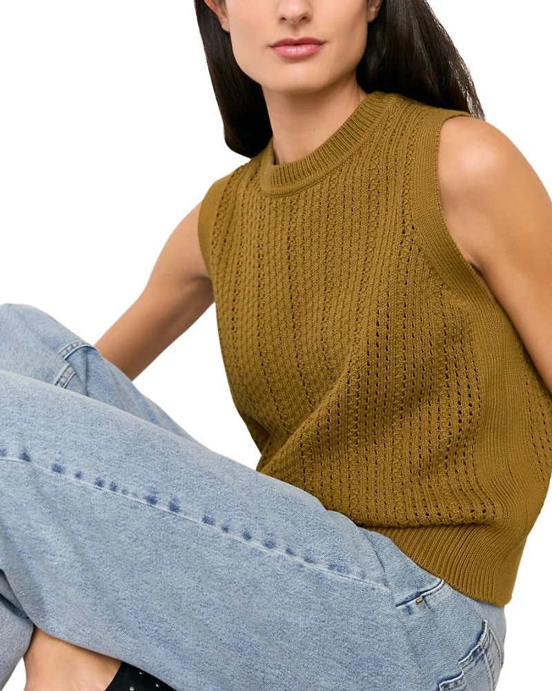 Pointelle Knit Tank