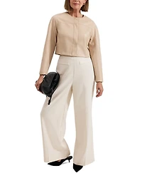 Sylvia Faux Leather Jacket