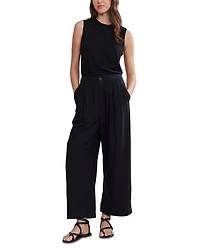 Silk Wide Leg Trousers