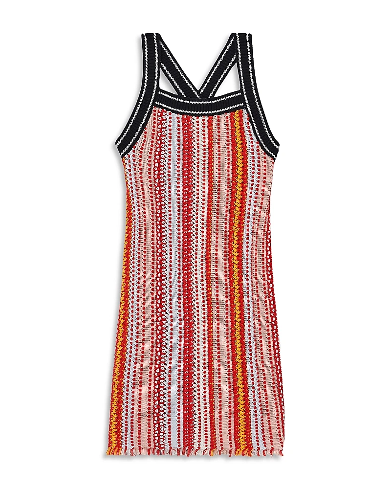 Reiss Girls' Striped Knit Dress - Little Kid