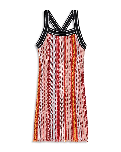 Reiss Girls' Striped Knit Dress - Little Kid