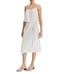 Seedling Striped Wrap Skirt