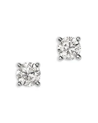 Diamond Certified Solitaire Studs 14K White Gold, 1.0 tcw, 1.50 and 2.0 tcw