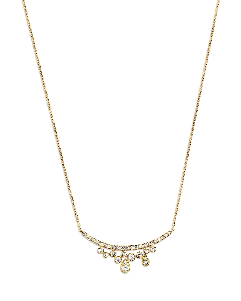Bloomingdale's Fine Collection Diamond Scattered Necklace